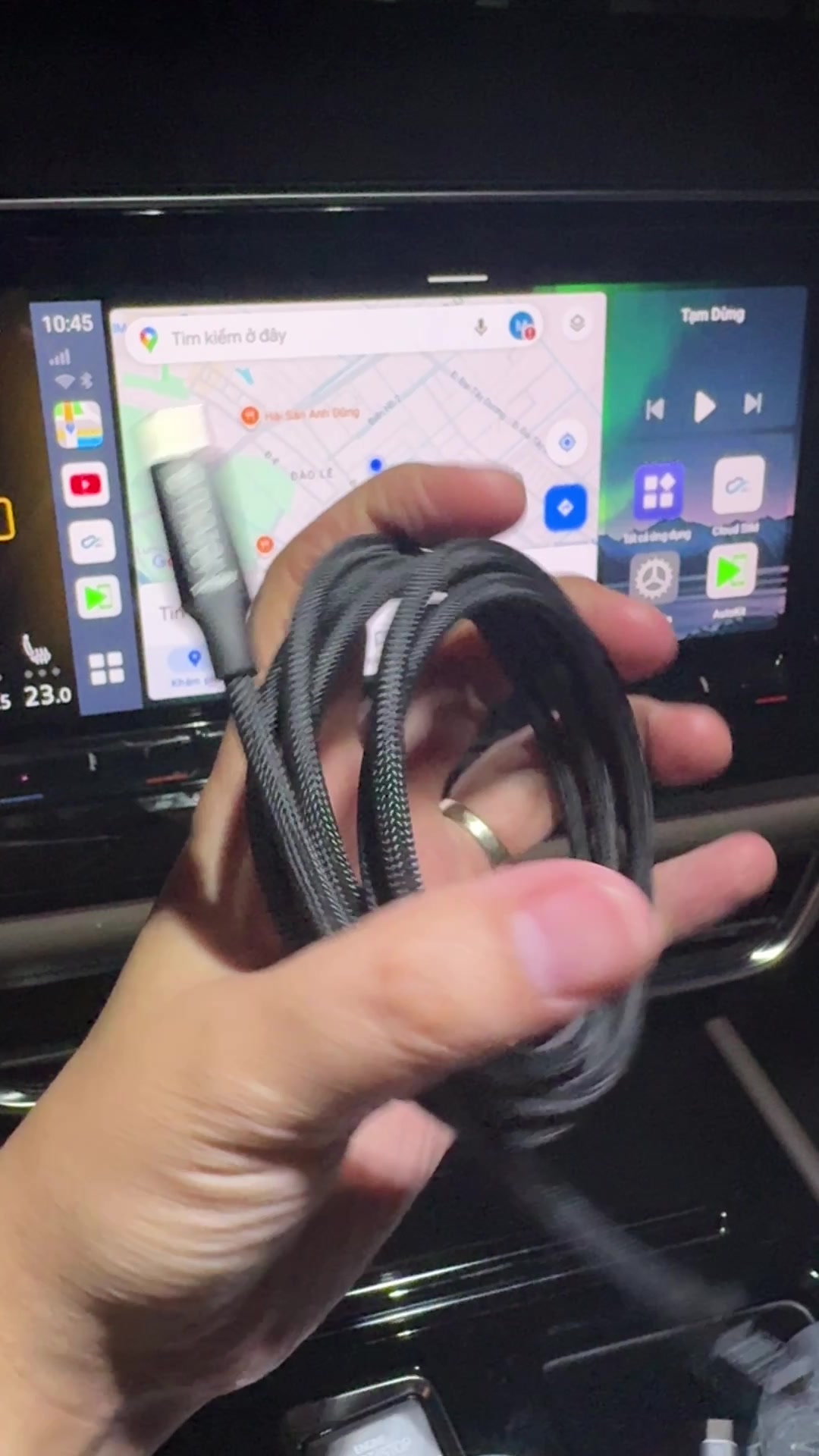 Dây cáp sạc nhanh Mazer 140W dài 1.5m dây dù cước ( ko hộp ) - Ảnh 10