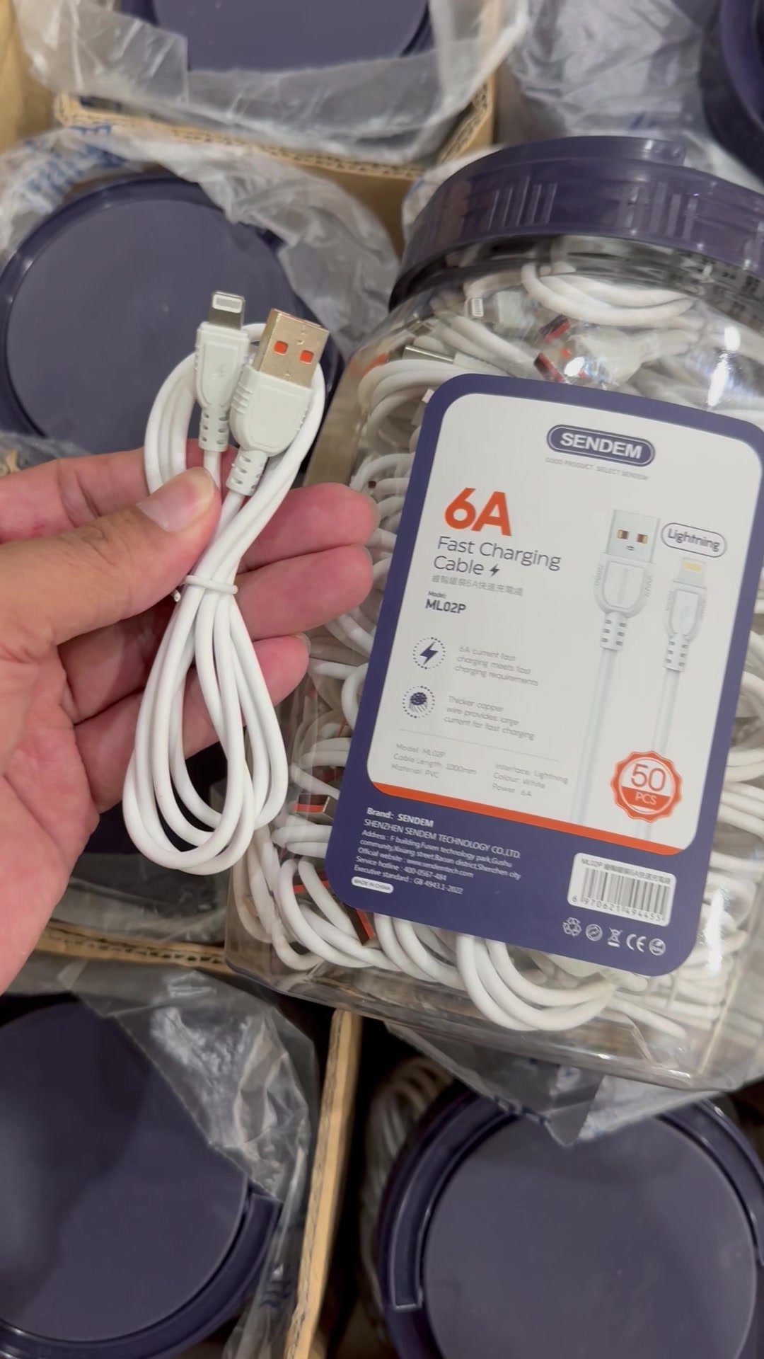 CÁP SENDEM HỘP 50 CÁI 6A SẠC NHANH - Ảnh 10