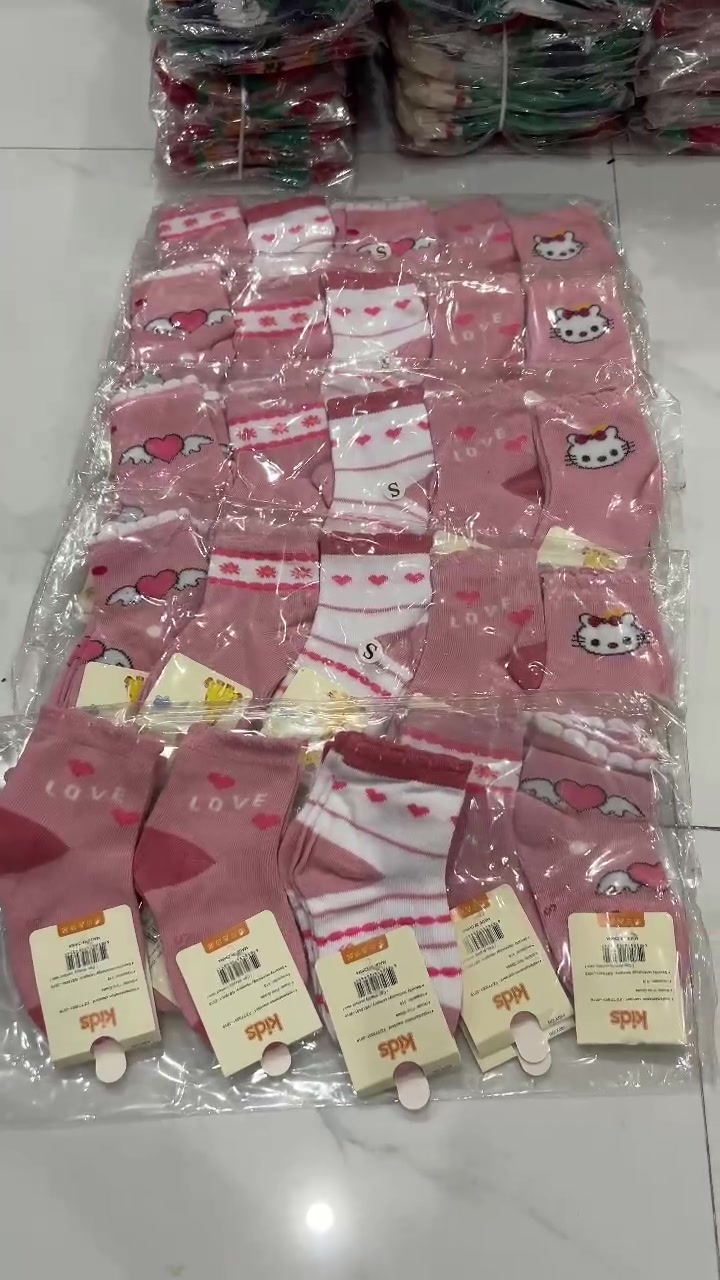 set tất bé gái màu hồng 1-3t - Ảnh 10