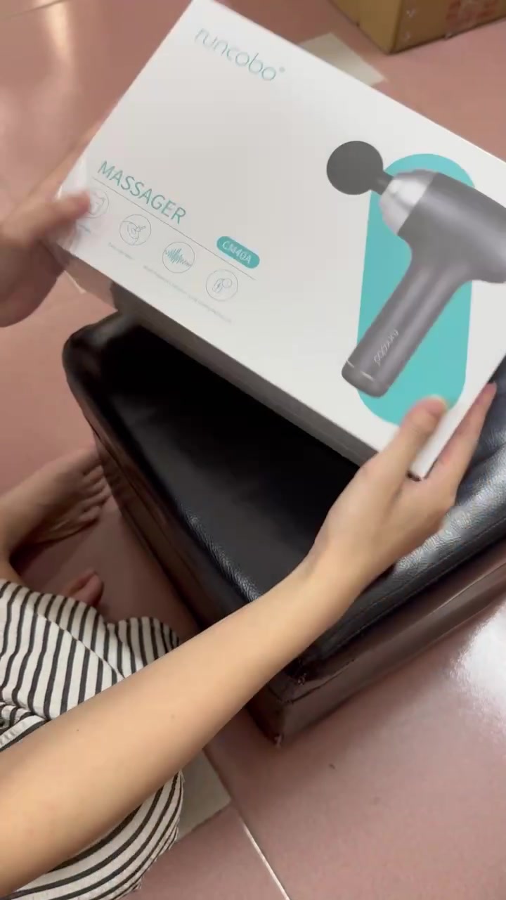 Máy Massage Cầm Tay Runcobo CM40A – Động Cơ Không Chổi Than, 5 Mức Rung, Pin 8h Siêu Êm - Ảnh 5